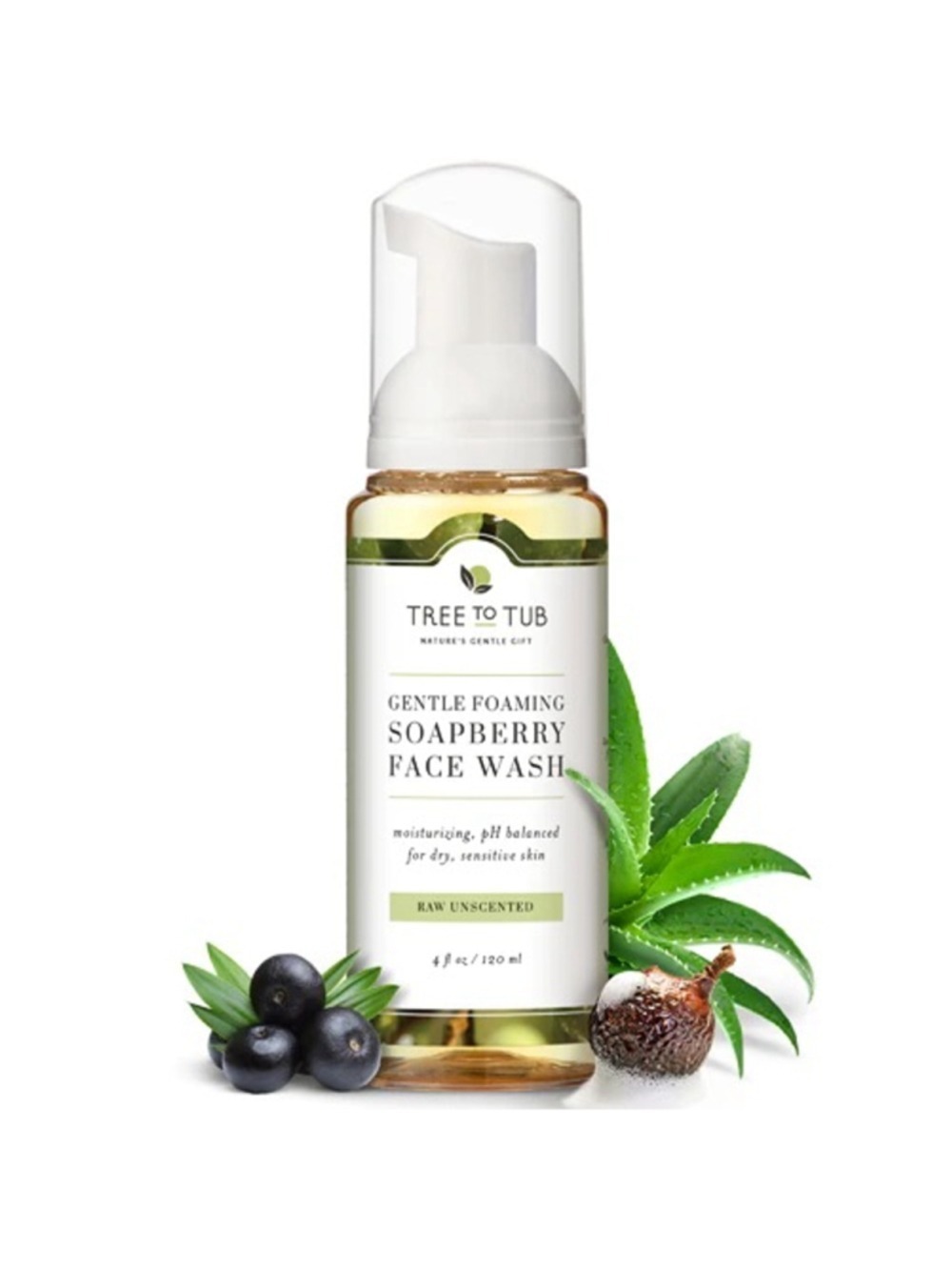 Tree To Tub Soapberry For Face Size 4 fl. oz. / 120 ml UNISEX New in Box